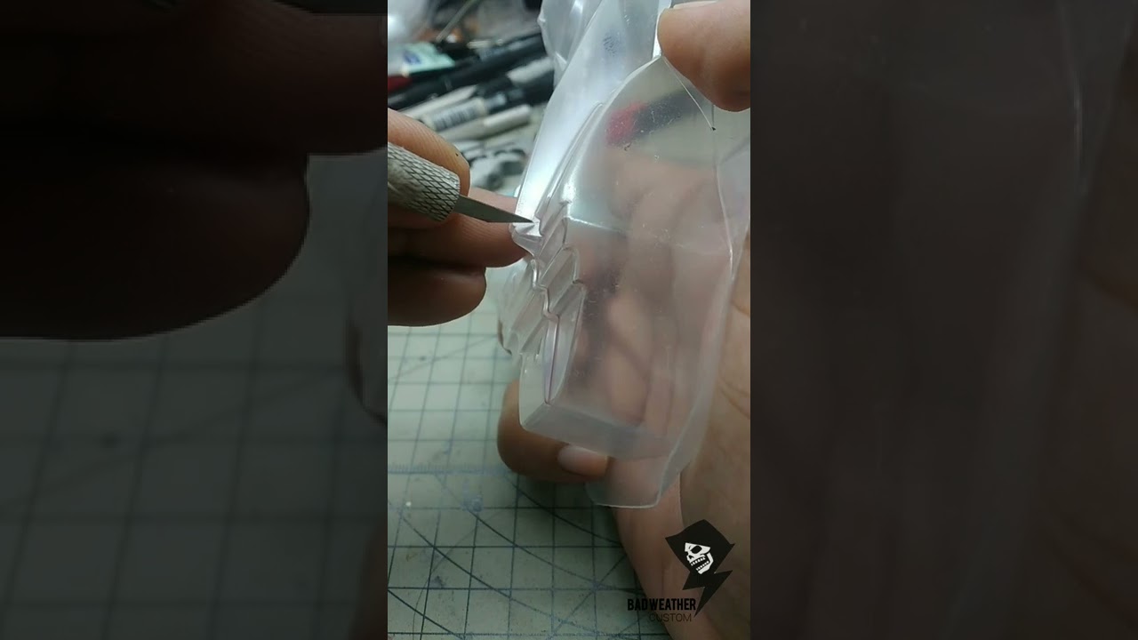 Tamiya Polycarbonate Body Cutting Process