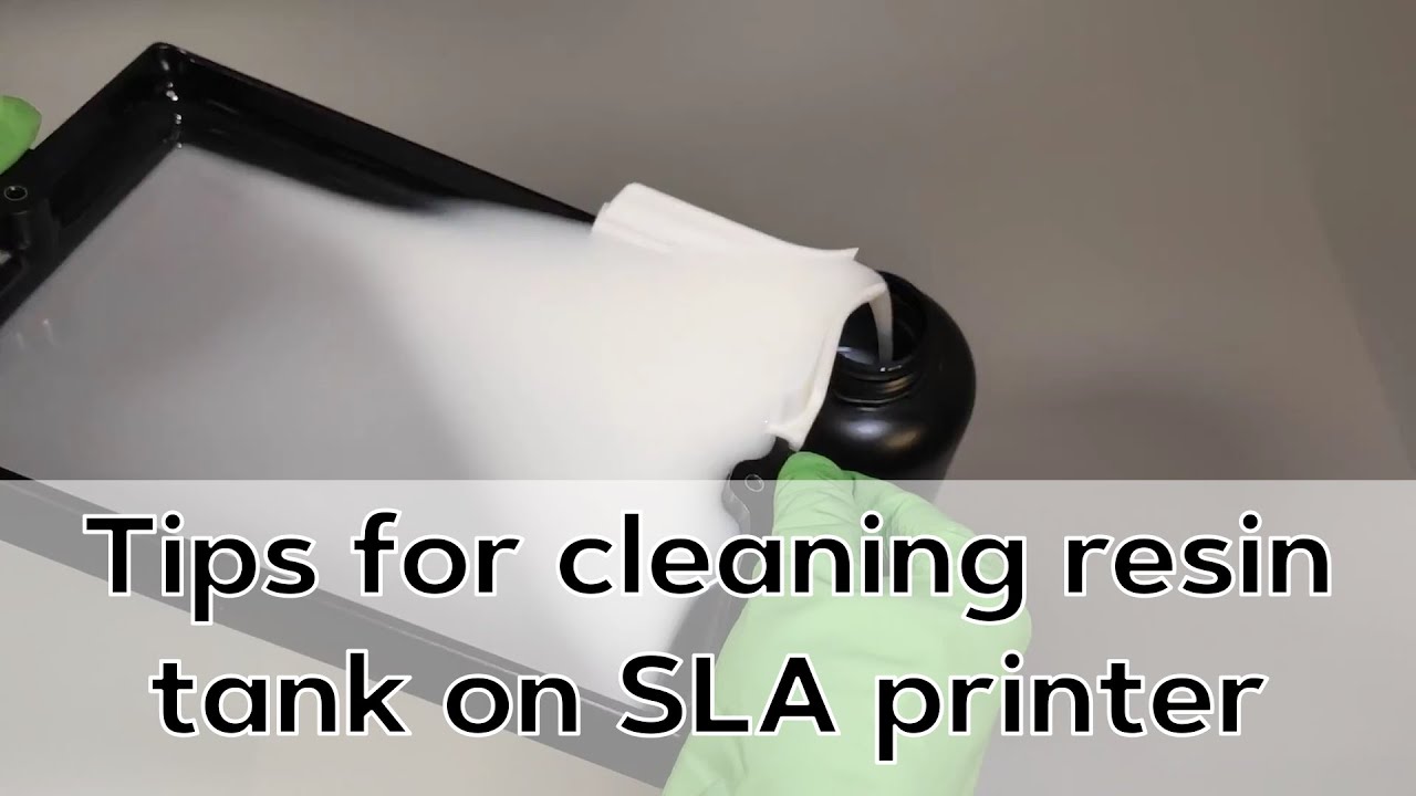 Simple gadget for cleaning Elegoo Saturn resin tank
