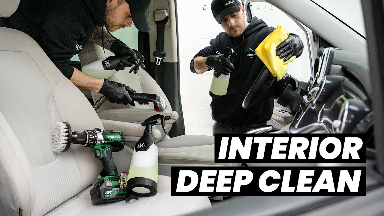 Interior Deep Clean Mercedes V Class - ASMR (No Music)