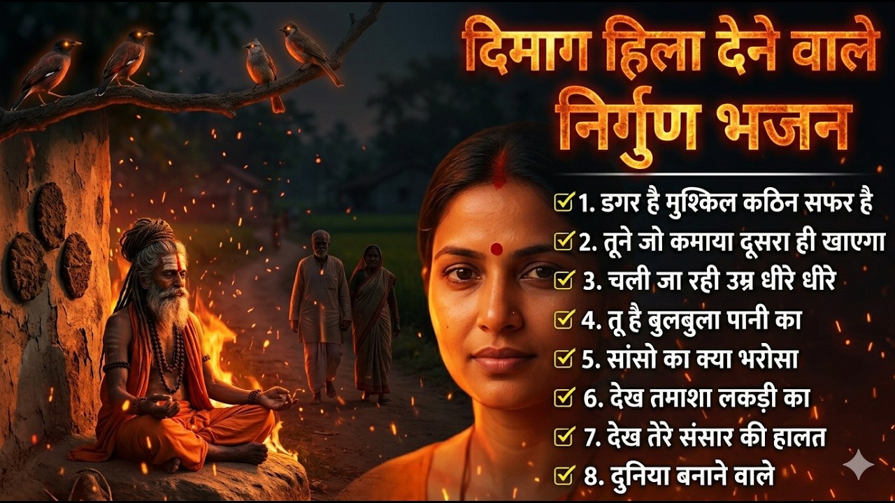 दिमाग हिला देने वाला निर्गुण भजन | Nonstop Nirgun Geet | Chetawani Bhajan 2025 | Nirgun Bhajan 2025