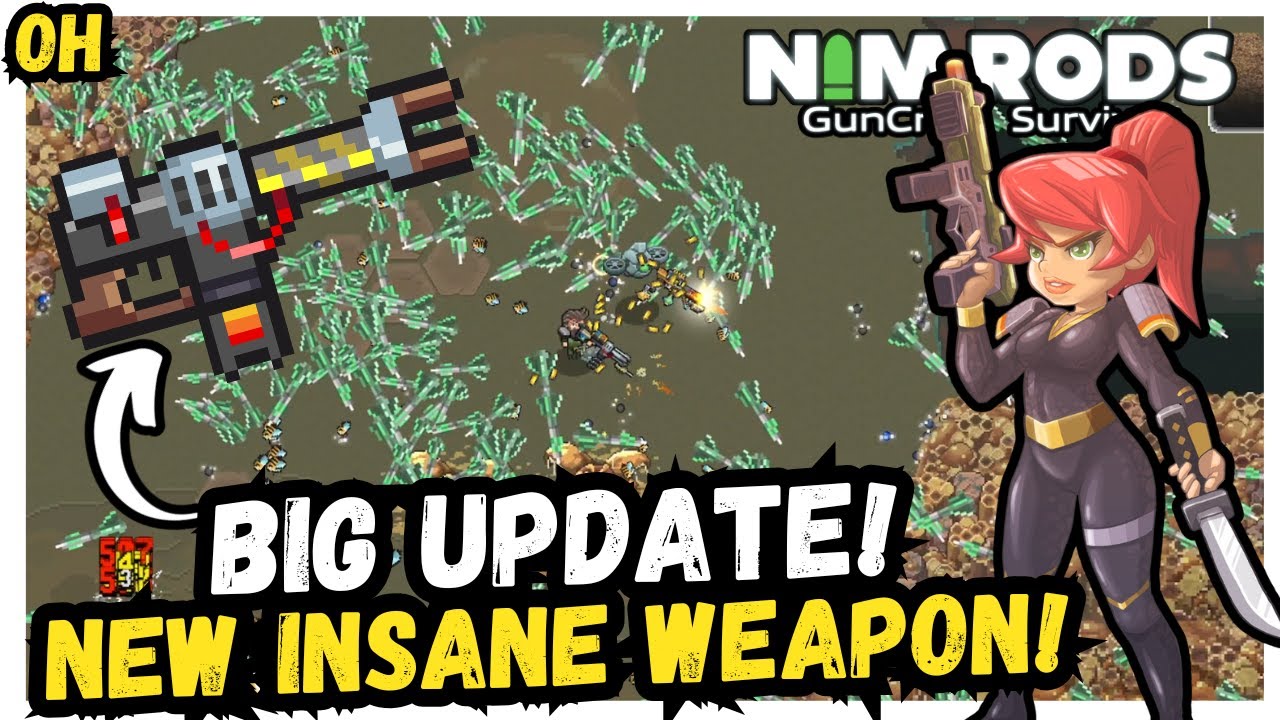 BIG Update! New INSANE Weapon!! Nimrods: Guncraft Survivor!