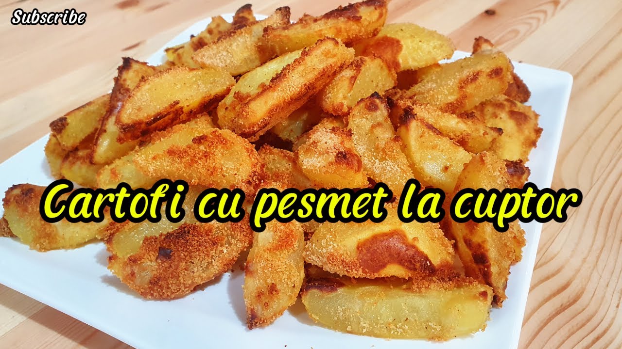 Cartofi cu pesmet și usturoi la cuptor! Măn&acirc;nci p&acirc;nă nu mai poți! Garantat!