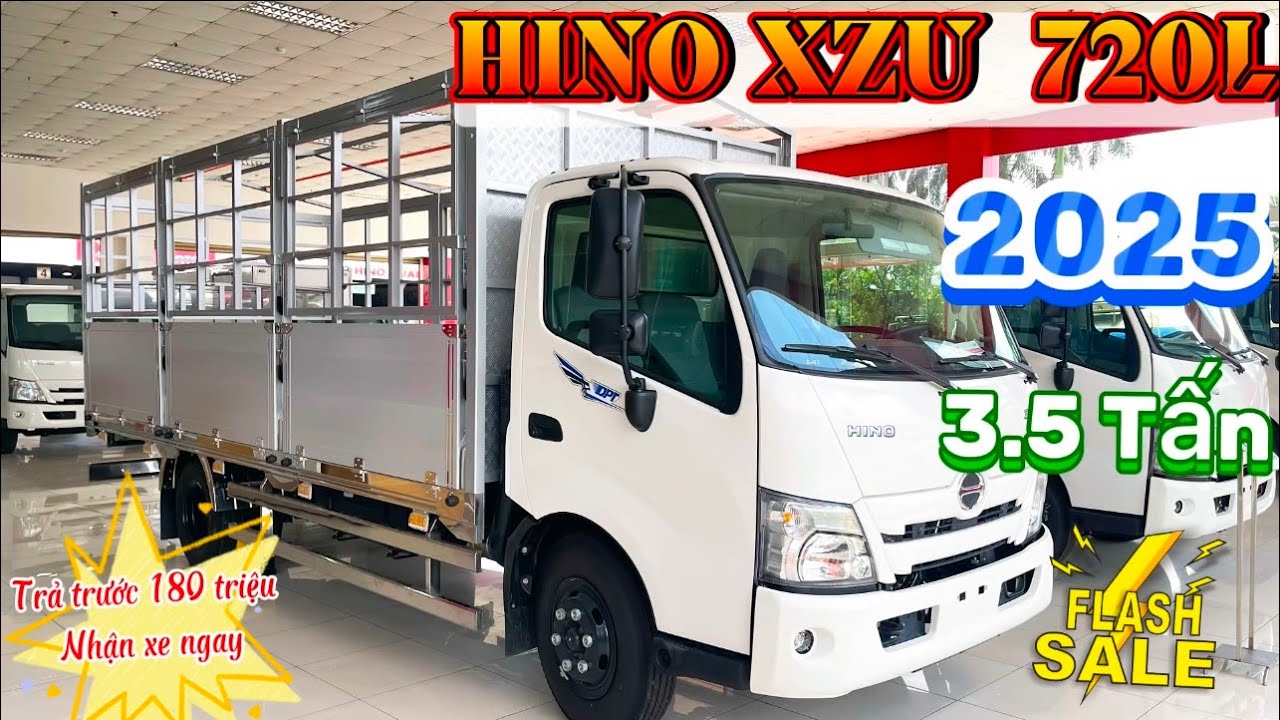 Đánh Giá Chi Tiết Xe Tải Hino 3T5 - Báo Giá xe tải Hino XZU720L 3.5 Tấn Mới Nhất 2025