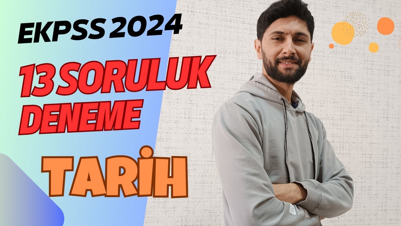 EKPSS 2024 | Tarih Deneme Sınavı | Ali Hocadan #ekpss