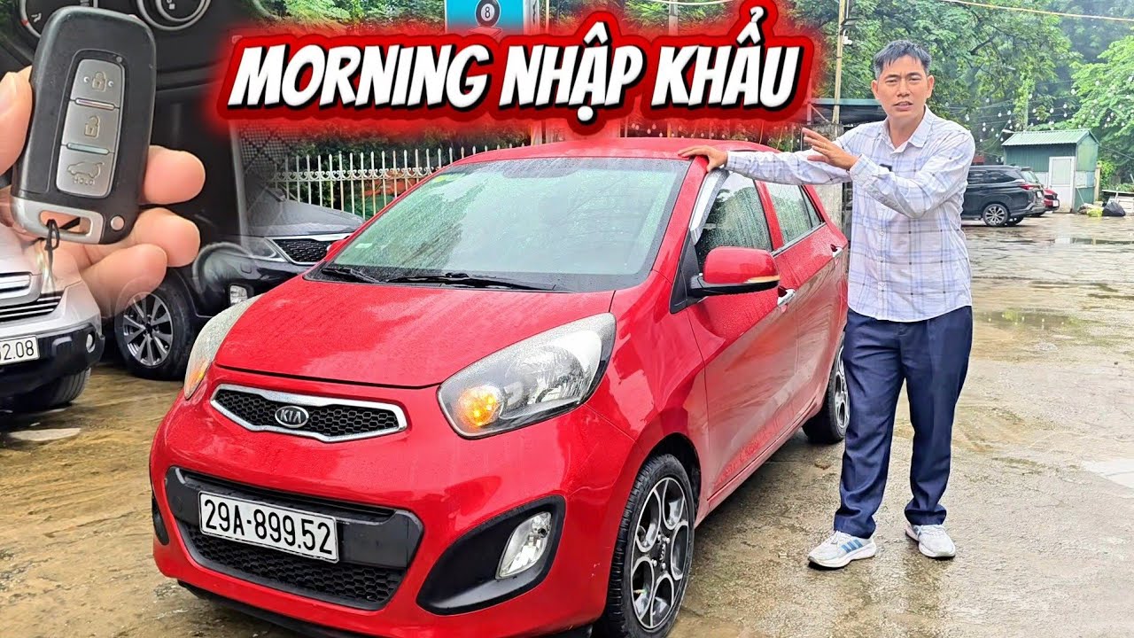 Kia Morning 1.0AT 2011 nhập khẩu, màu đỏ | Tư nhân 1 chủ,  có Smartkey