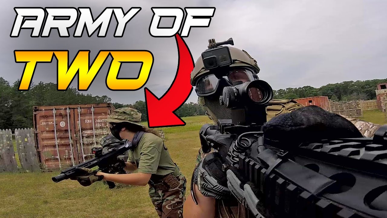 Army of Two SLAYING!!! | King Arms PDW 9mm SBR Gameplay | (Airsoft Gameplay)