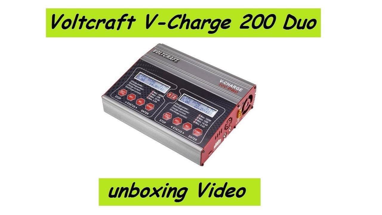 Voltcraft V-Charge 200 Duo unboxing