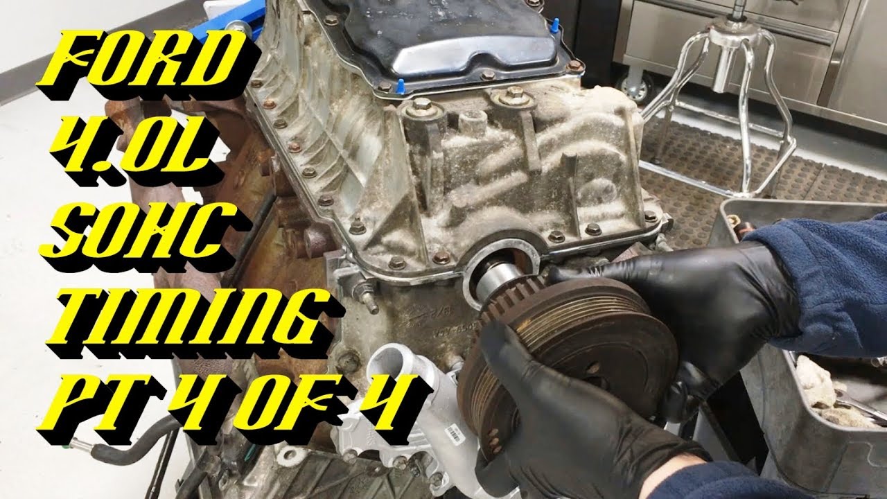 Ford Explorer Ranger 4.0L SOHC Startup Rattle Fix: Timing Walkthrough Pt 4 of 4 Engine Assembly