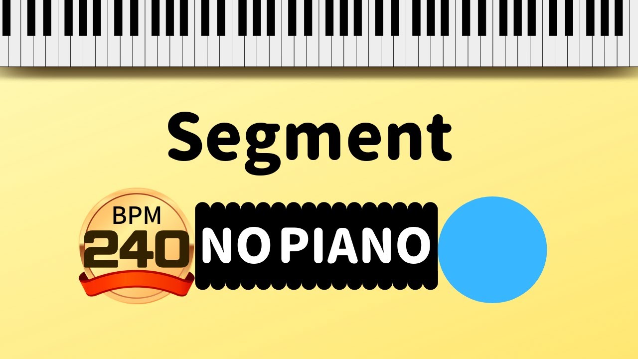 【Backing Track】Segment / Charlie Parker (BPM240) 【NO PIANO】