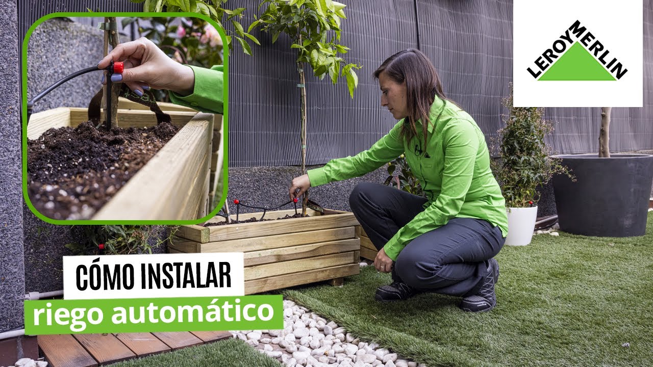 Instalar riego automático por goteo | Guía paso a paso | LEROY MERLIN