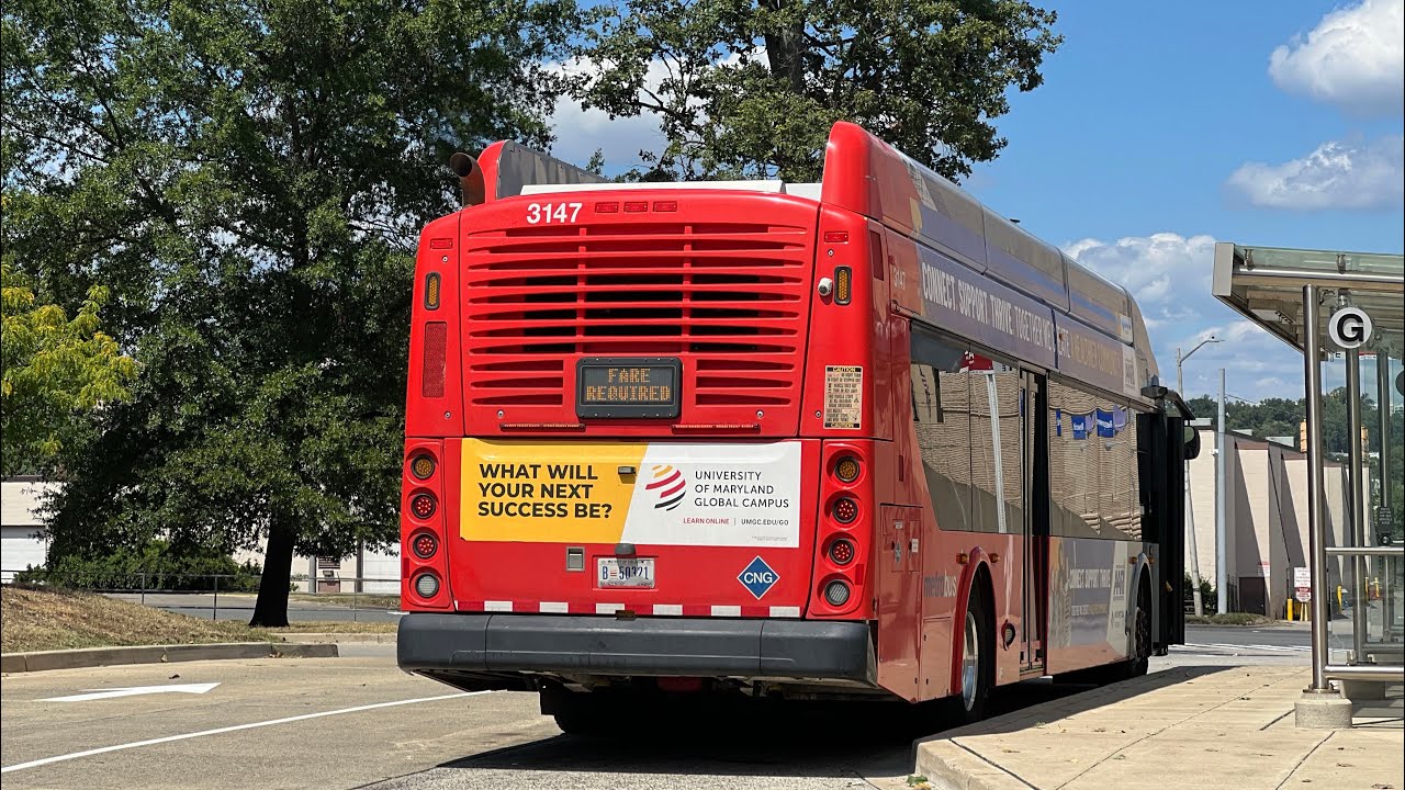 WMATA Metrobus: 2018 New Flyer XN40 #3147 on Route A27