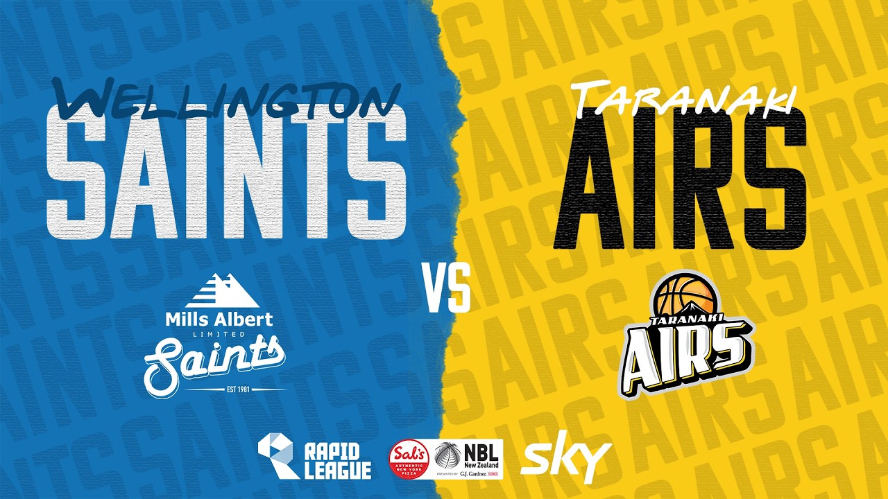 Wellington Saints v Taranaki Airs |  Full Basketball Game&nbsp;| @SalsNBL  2026