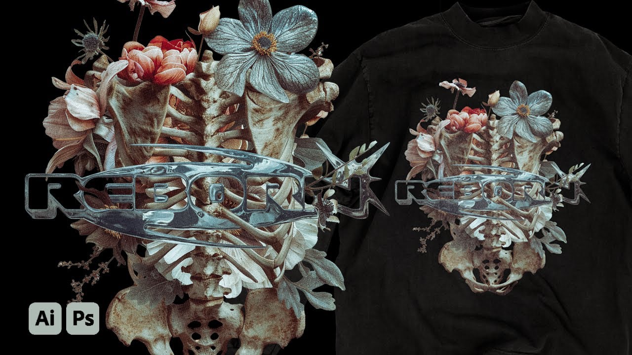 Make INSANE Y2K T-Shirt Designs in Photoshop 2025!