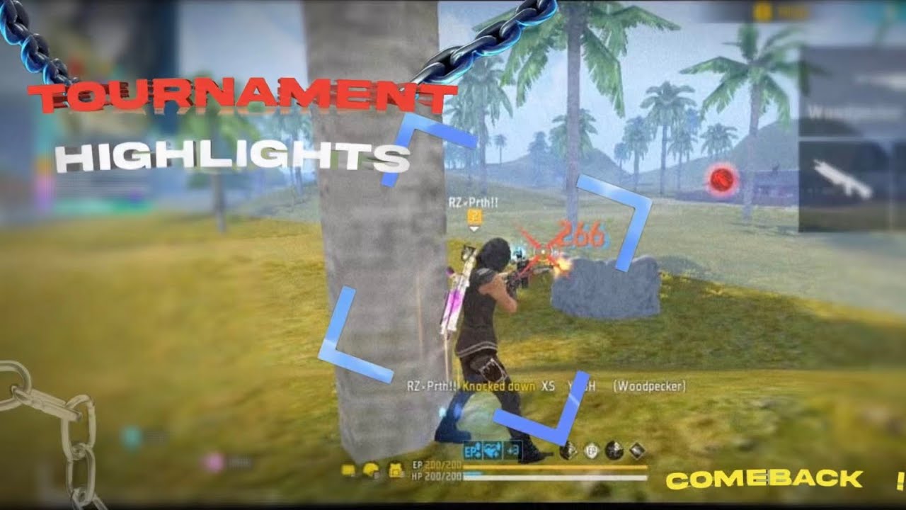 FREE FIRE TOURNAMENT HIGHLIGHTS 🏆 BEST FOR A REASON 🏴‍☠️ RZ×Prth!!