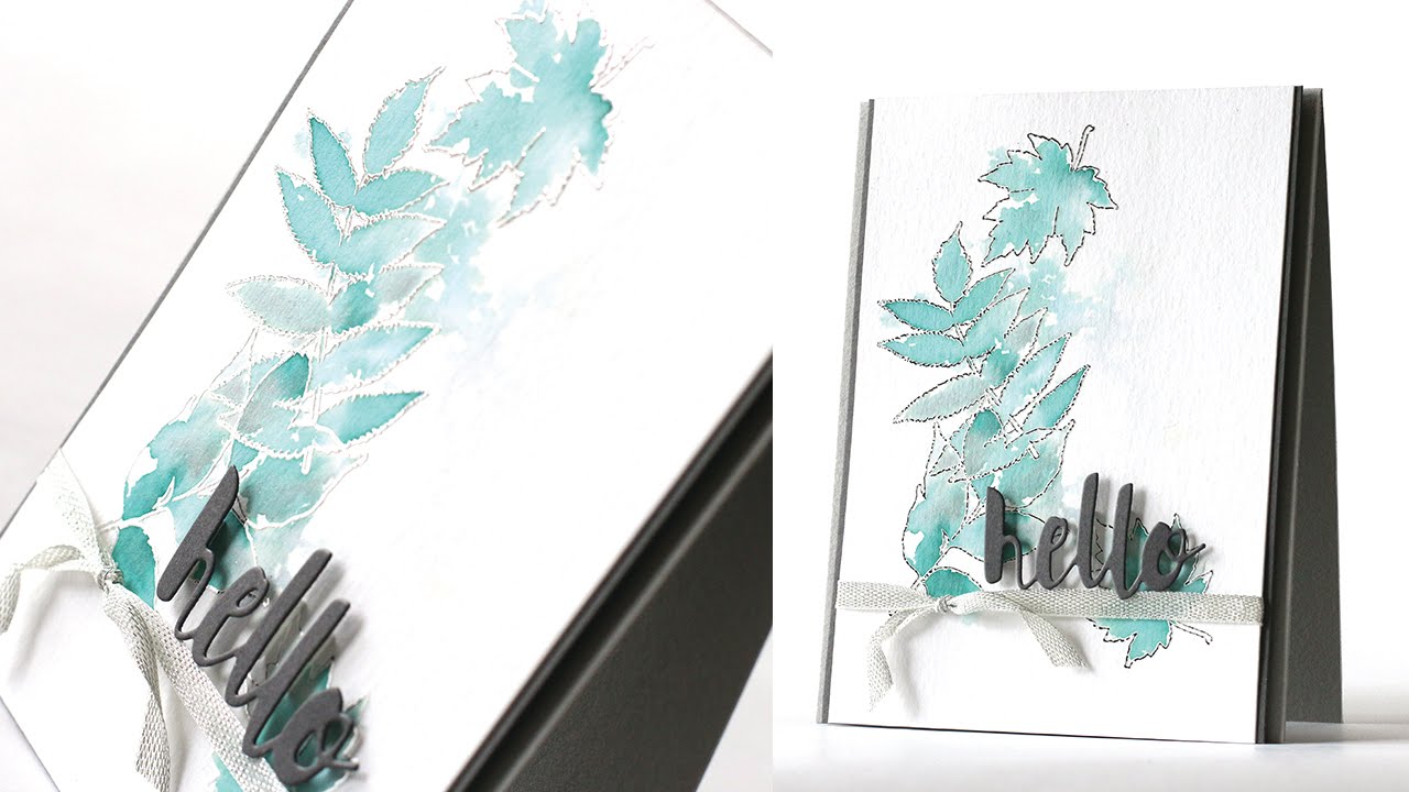 Wplus9 Autumn Leaves Hello Card