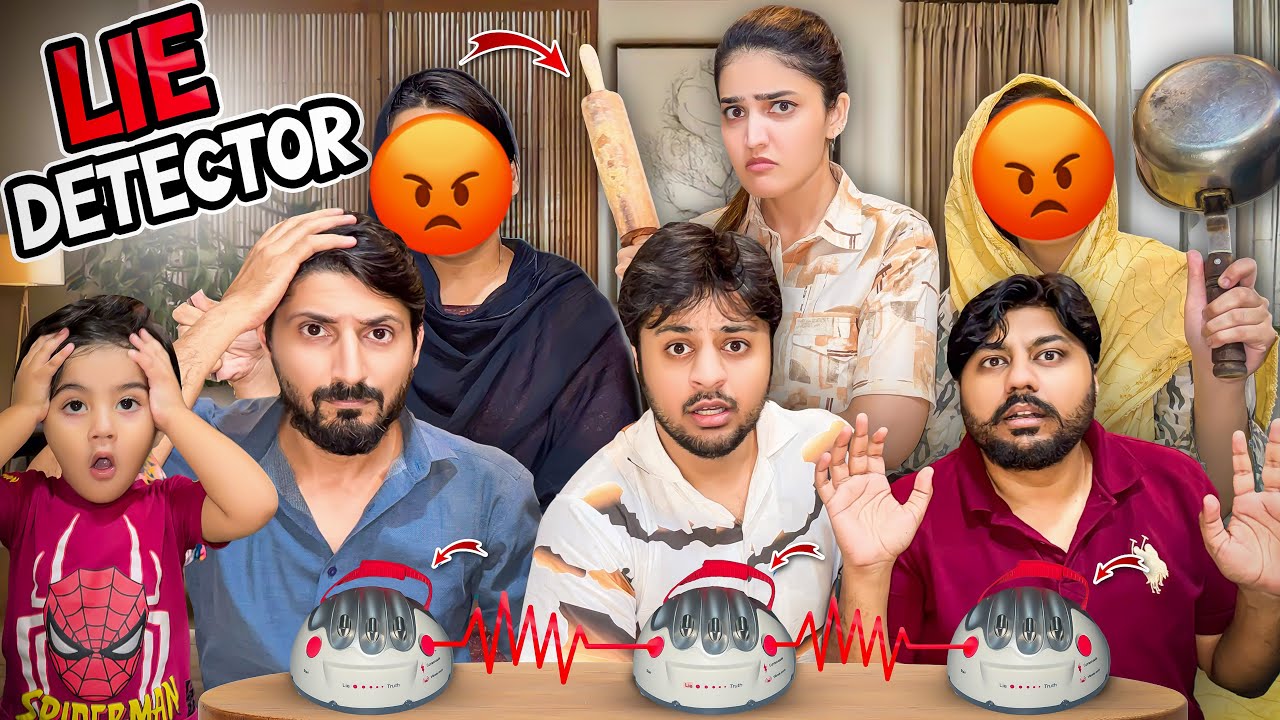 HUSBANDS K SARY JHOOT PAKRY GAYE 🤯 | Teeno Couples Mai Larai Hogai 😡 |Lie Detector Test Sistrology 👿