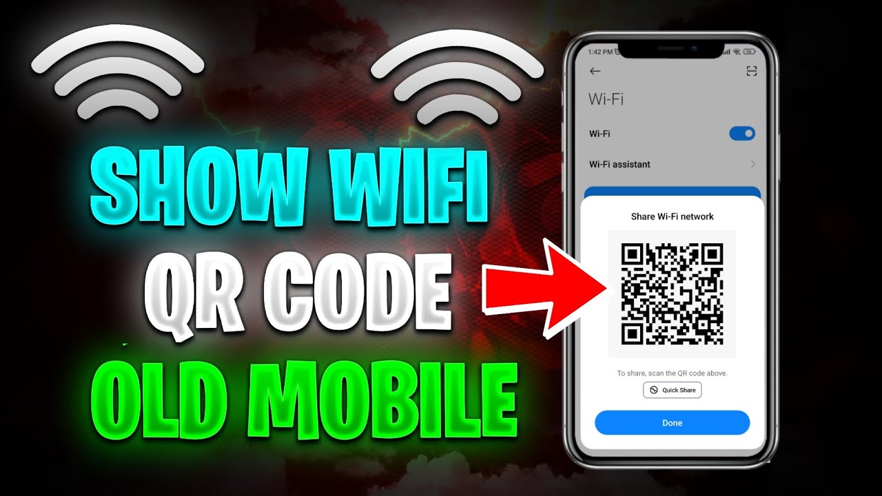how to show Wi-Fi QR code in old mobile | how to show wifi qr code in old android phone
