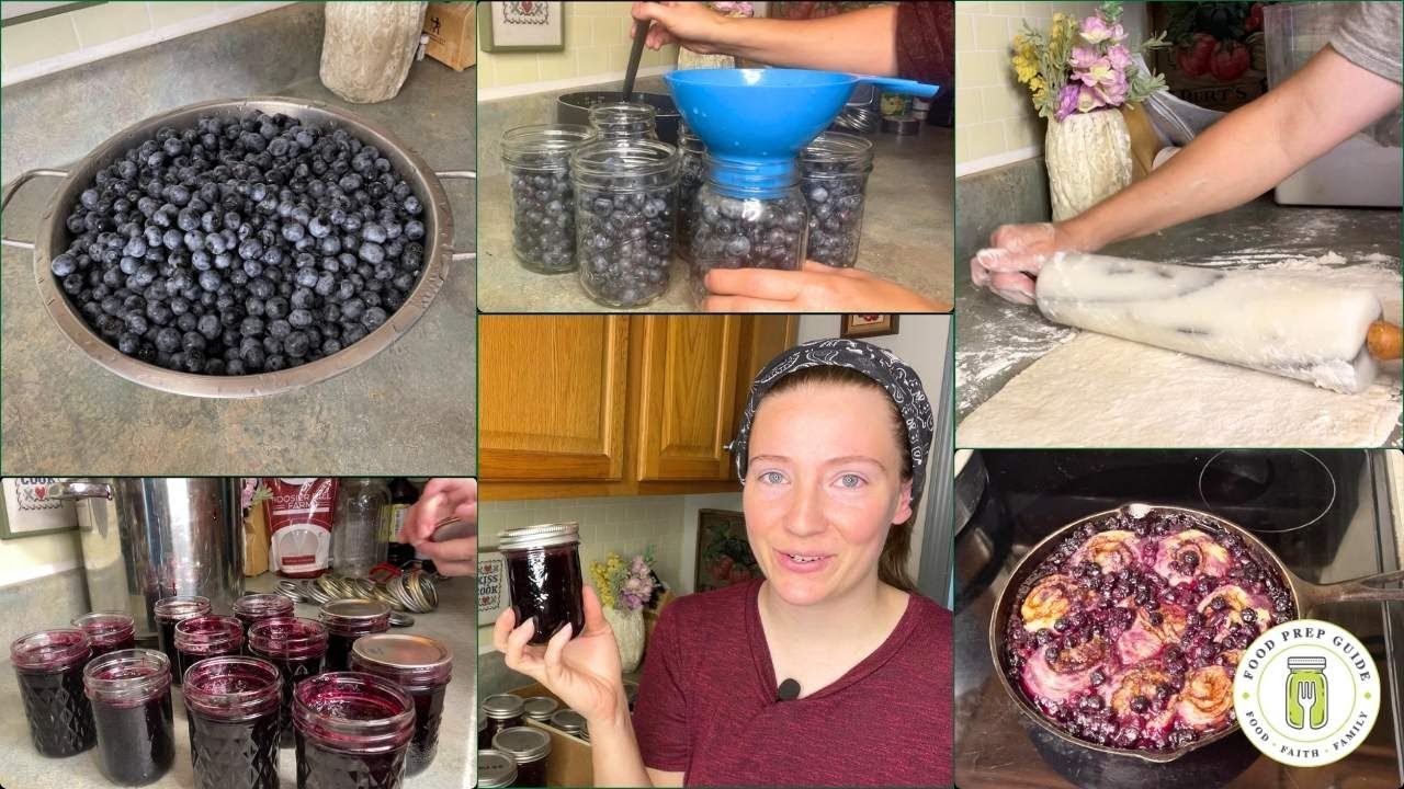 Preserving Blueberries | Pie Filling & Jam 🫐