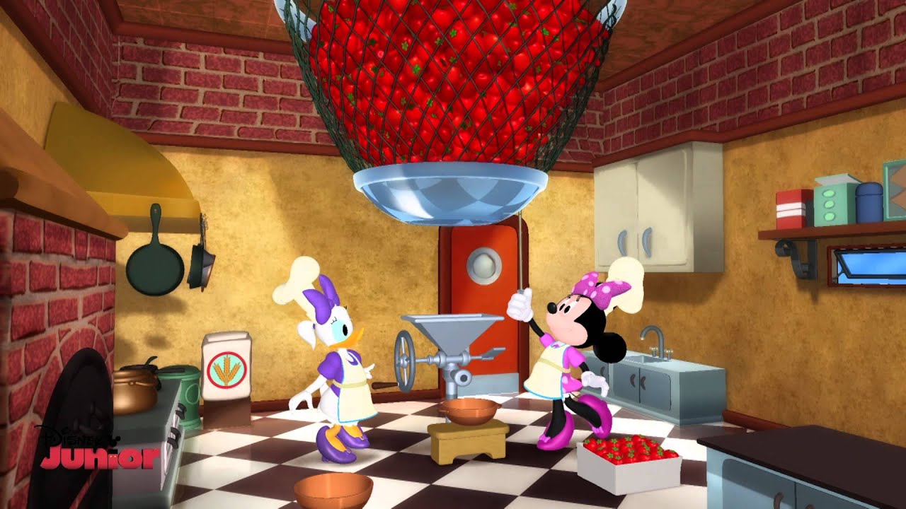 Minnie's Bow-Toons | Minnie and Daisy Make Pizza! | @disneykids