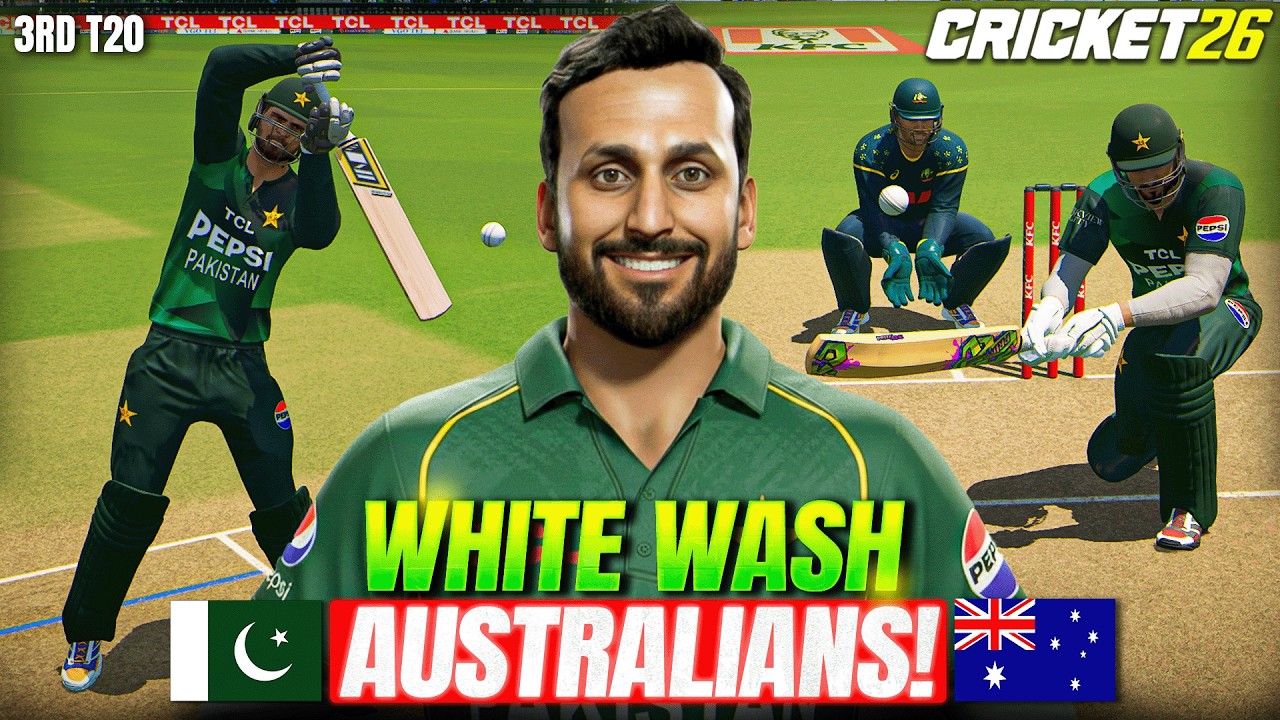White Washed Australia! | 3rd T20 Match | Cricket 26