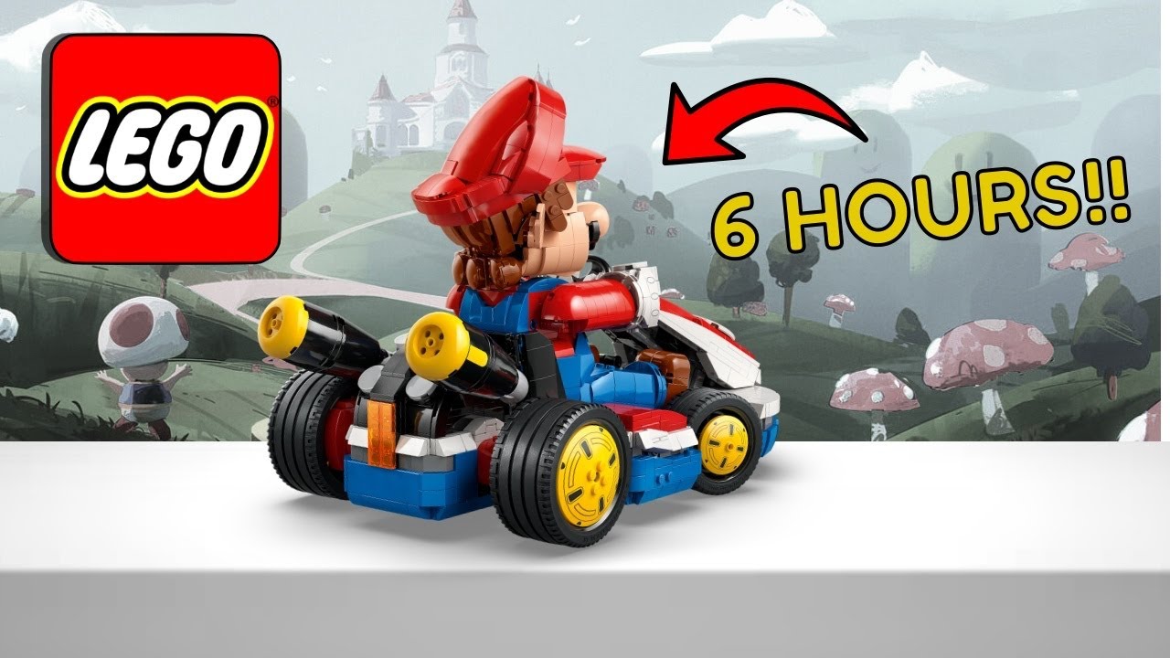 I Spent 6 Hours Straight Building This Insane LEGO Mario Kart