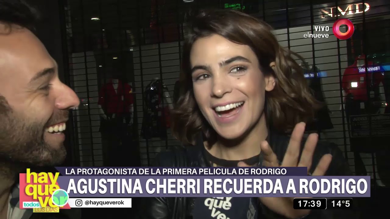 Agustina Cherri recordó a Rodrigo