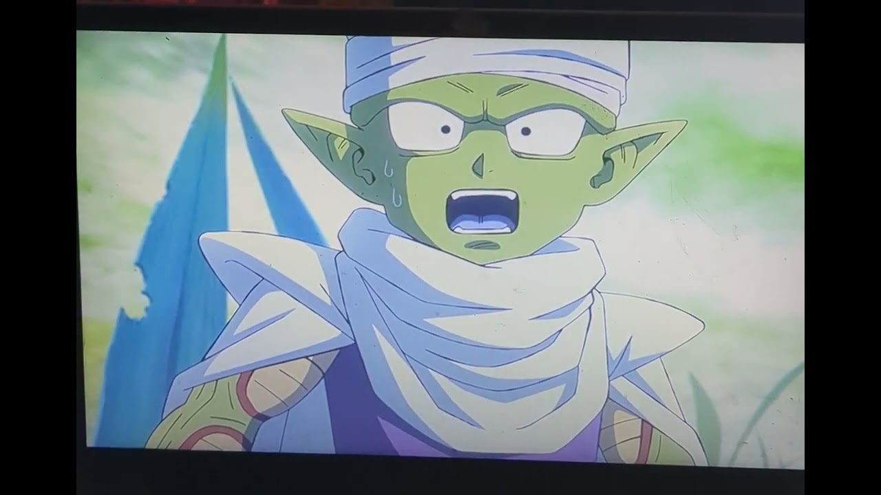 Goku getting tickled in daima Dub
