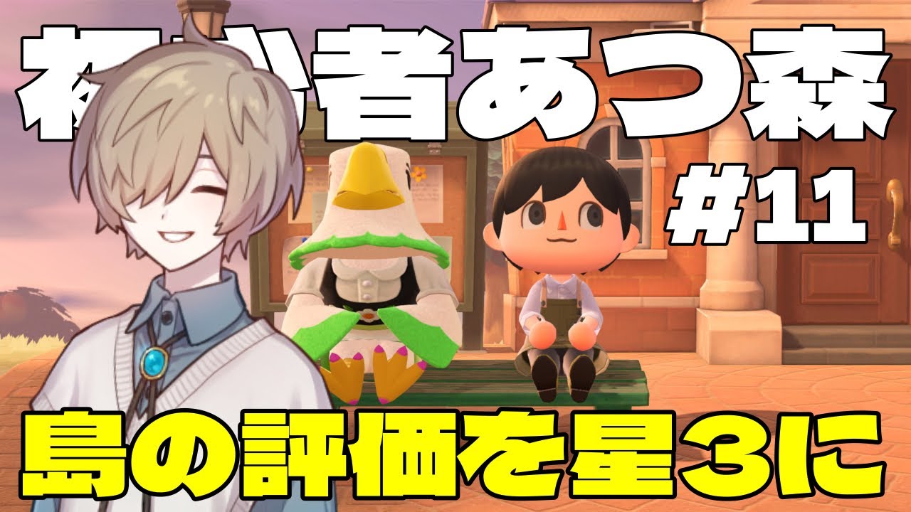 【あつ森】とたけけ呼ぶぞ！島の評価を星3へ！ ローン返済して二階建てに！？ ほぼ初見の初心者まったり実況 11日目【あつまれどうぶつの森】