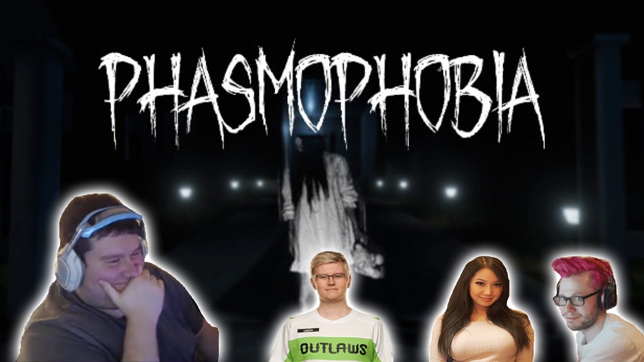 Phasmophobia but Flats laughs constantly (ft. Emongg, Fran, and Linkzr)