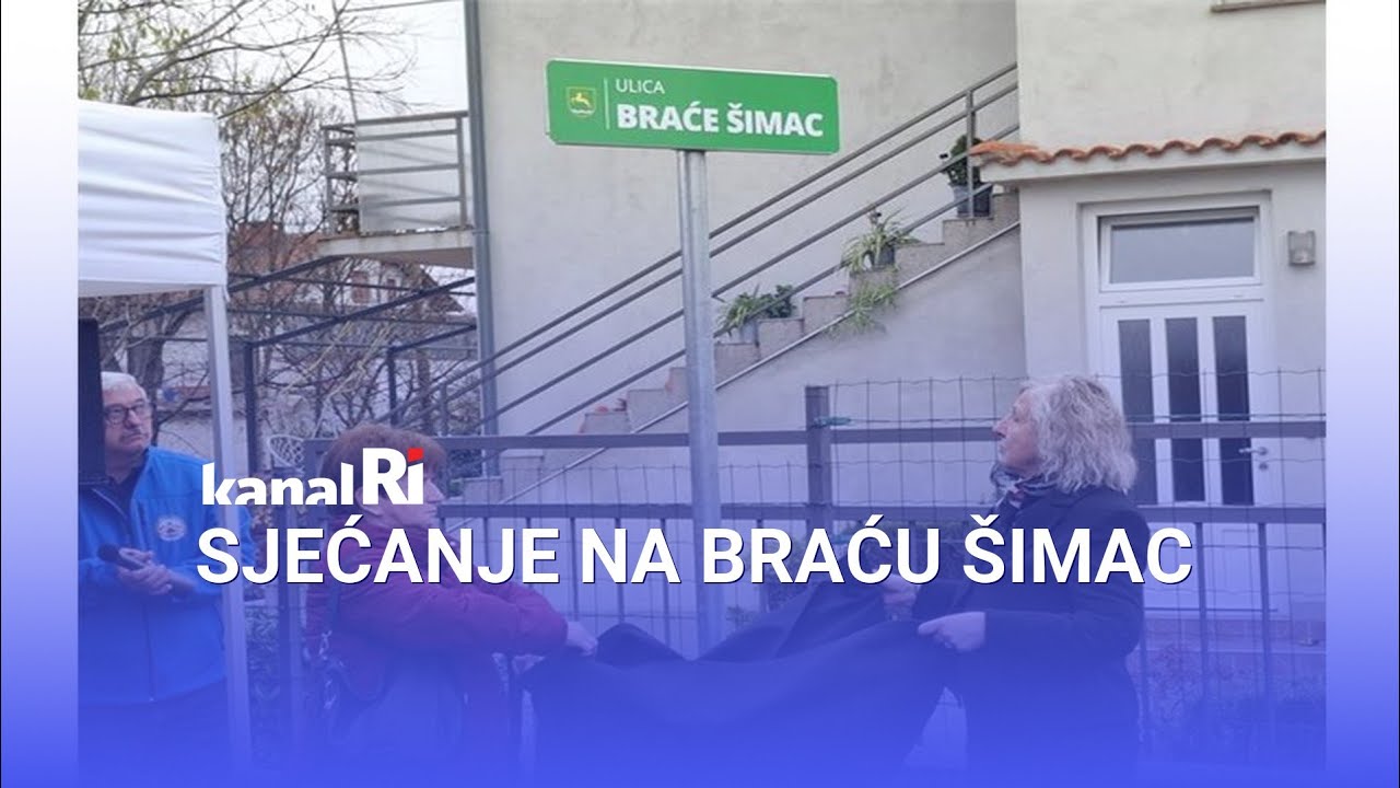 Jelenje dobilo Ulicu braće &Scaron;imac: Vječni spomen na Gorana i Sergia 