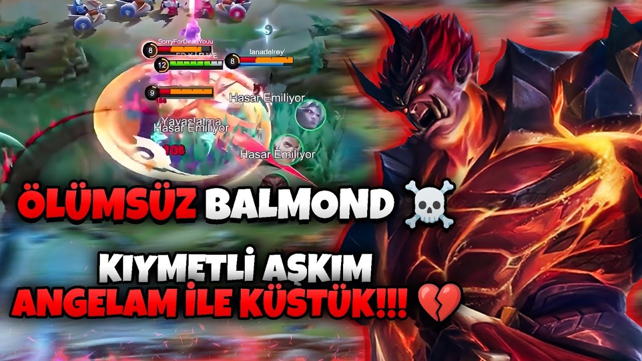 AŞKIM İLE BALMOND & ANGELA YAPARKEN BAŞKASINA ULTİ ATTIĞI İÇİN KÜSÜŞTÜK! | Mobile Legends