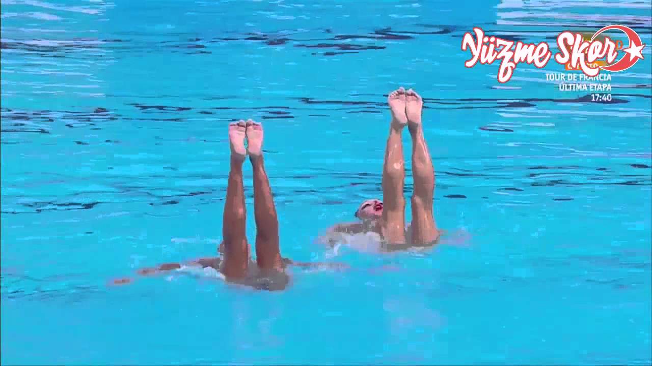 2015 Senkronize Y&uuml;zme D&uuml;nya Şampiyonası Defne Bakırcı - Mısra G&uuml;ndeş   Duet Technical Peliminary