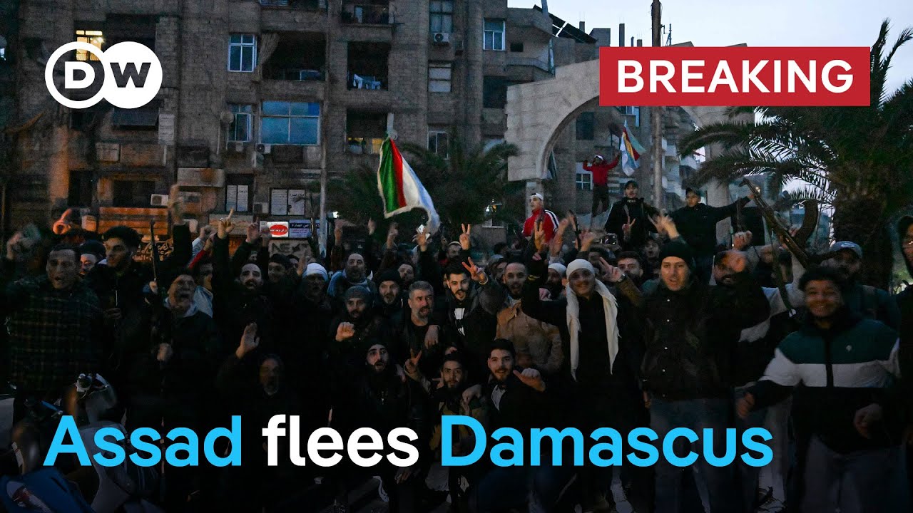 Breaking: Assad flees Syria as rebel forces enter Damascus | DW News