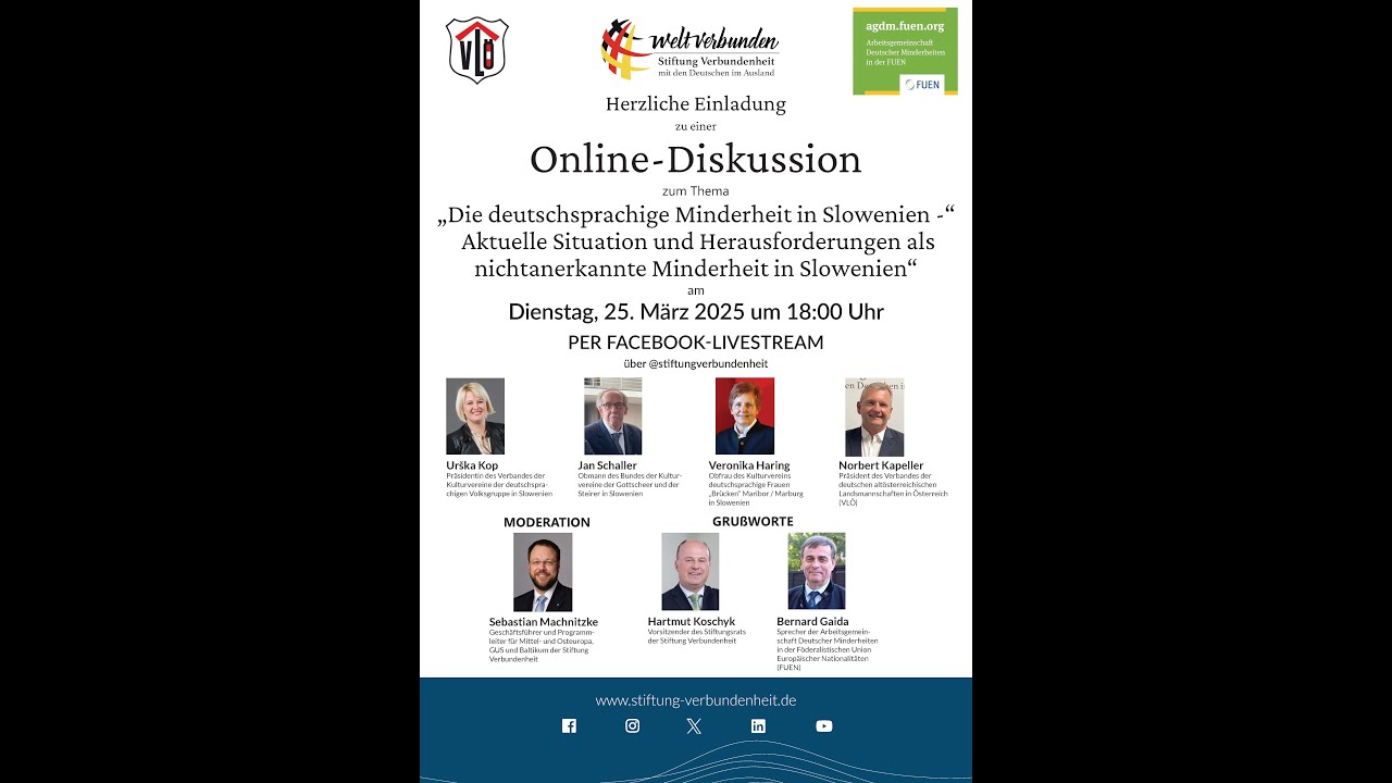 Deutsche Minderheiten stellen sich vor - Slowenien (Trailer)