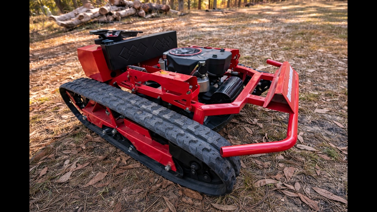 Unboxing, Starting and testing out my new Tank 800 RC Mower