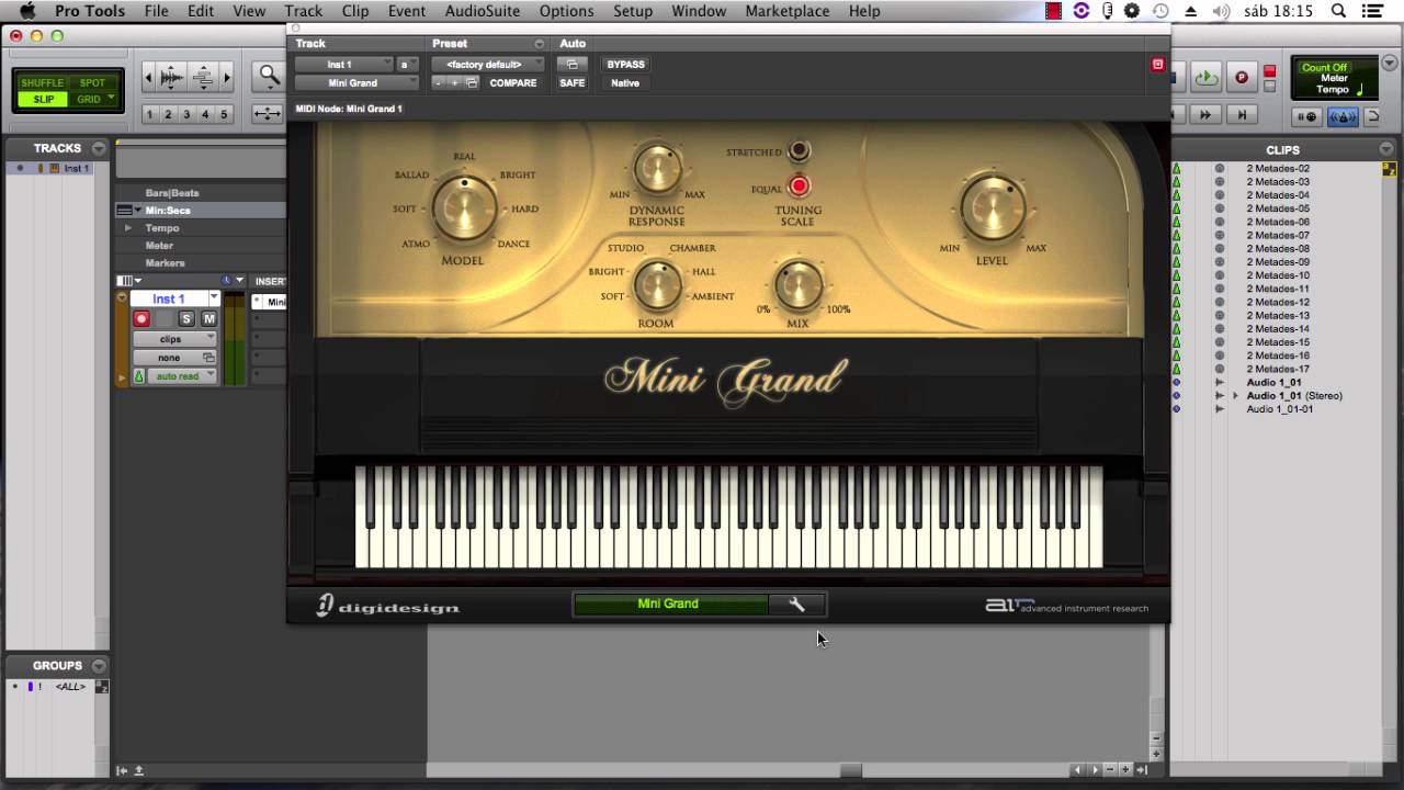 (#Aula 23) Pro Tools -  Instrumentos Virtuais do Pro Tools