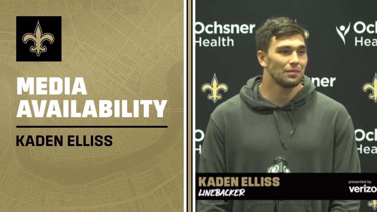 Kaden Elliss Media Availability 11/14/22 | New Orleans Saints