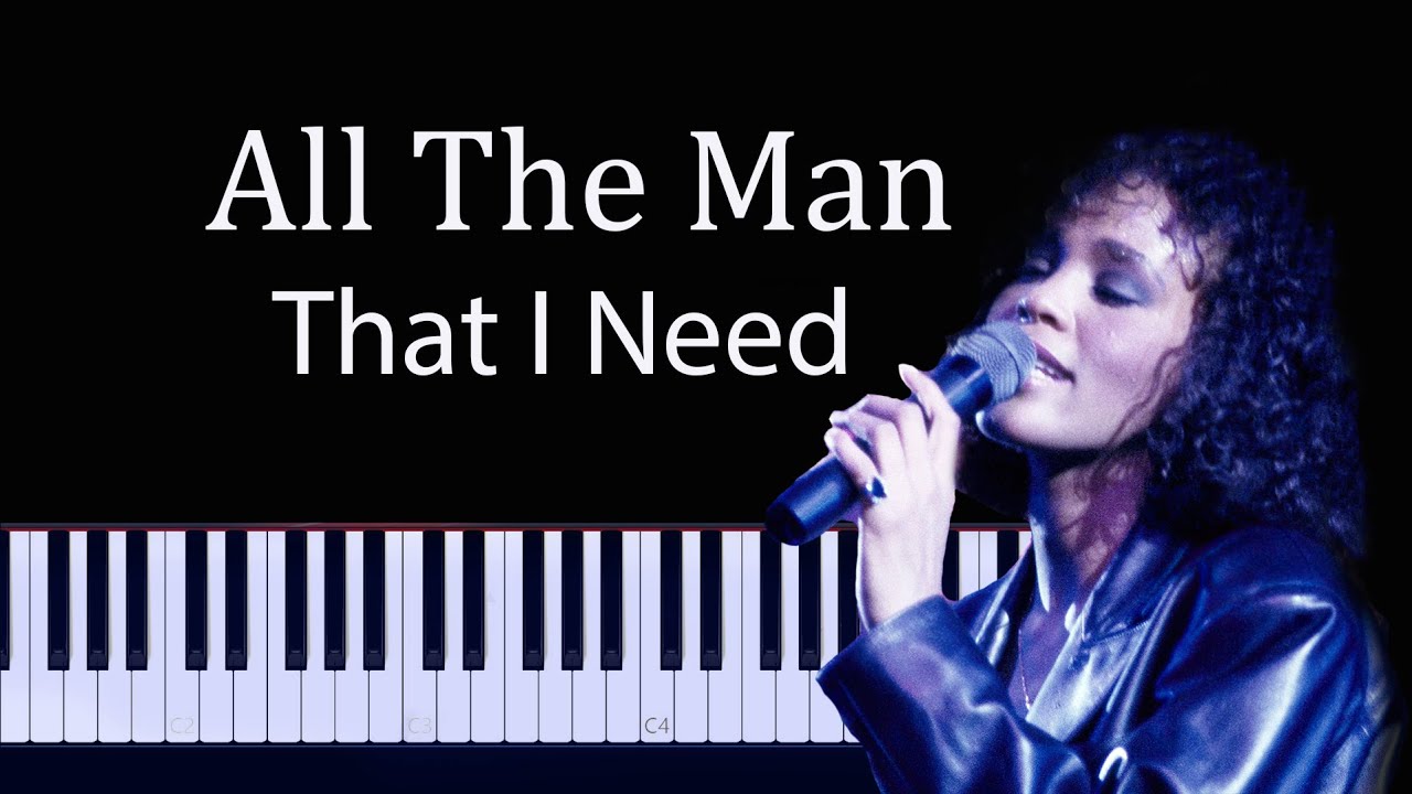 Whitney Houston - All The Man That I Need Piano Tutorial