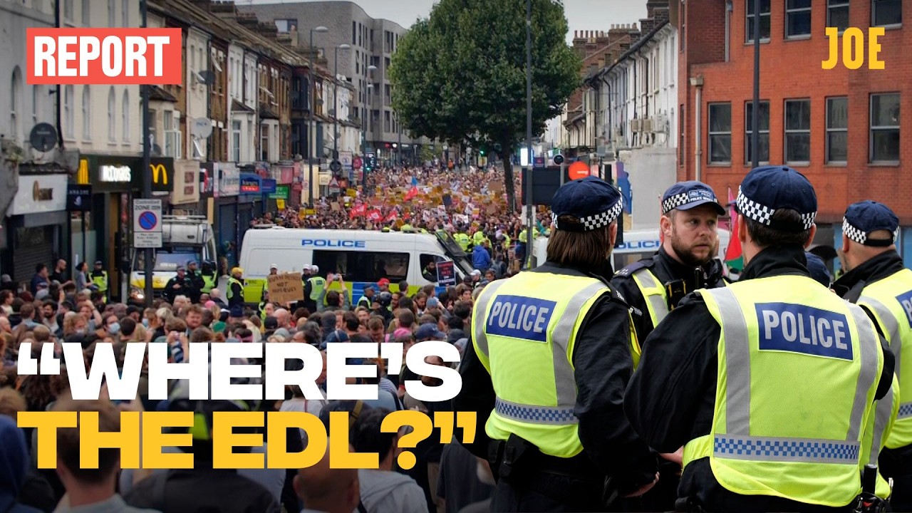 Thousands of Londoners turn out to shut down far-right