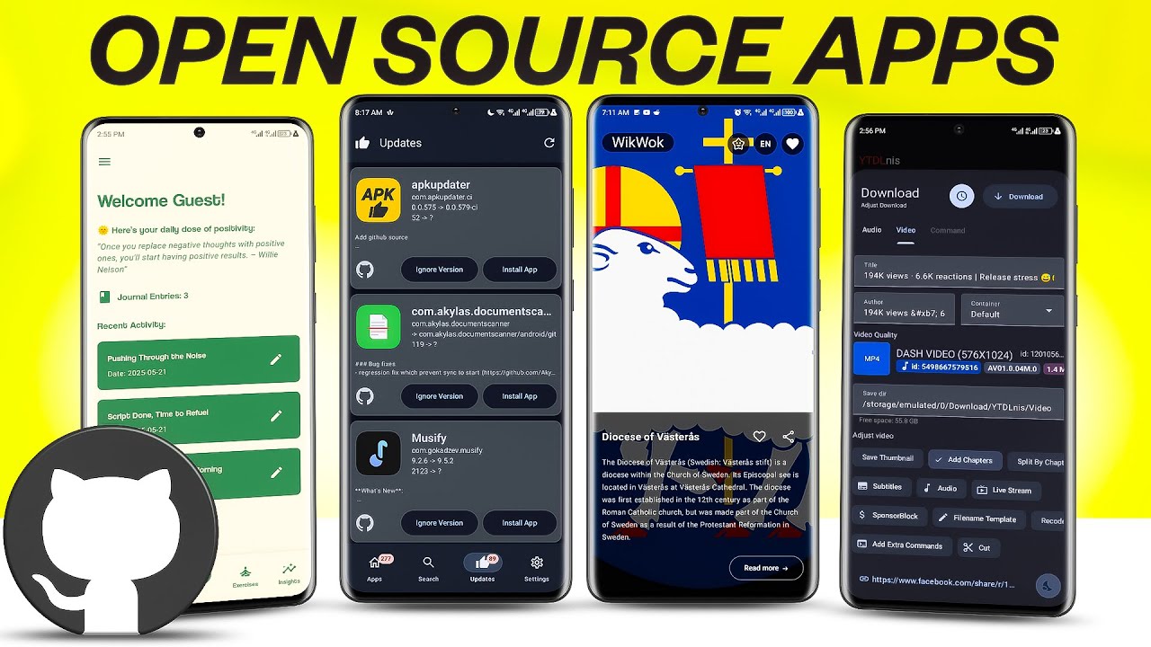FREE Open Source Android Apps WORTH Installing