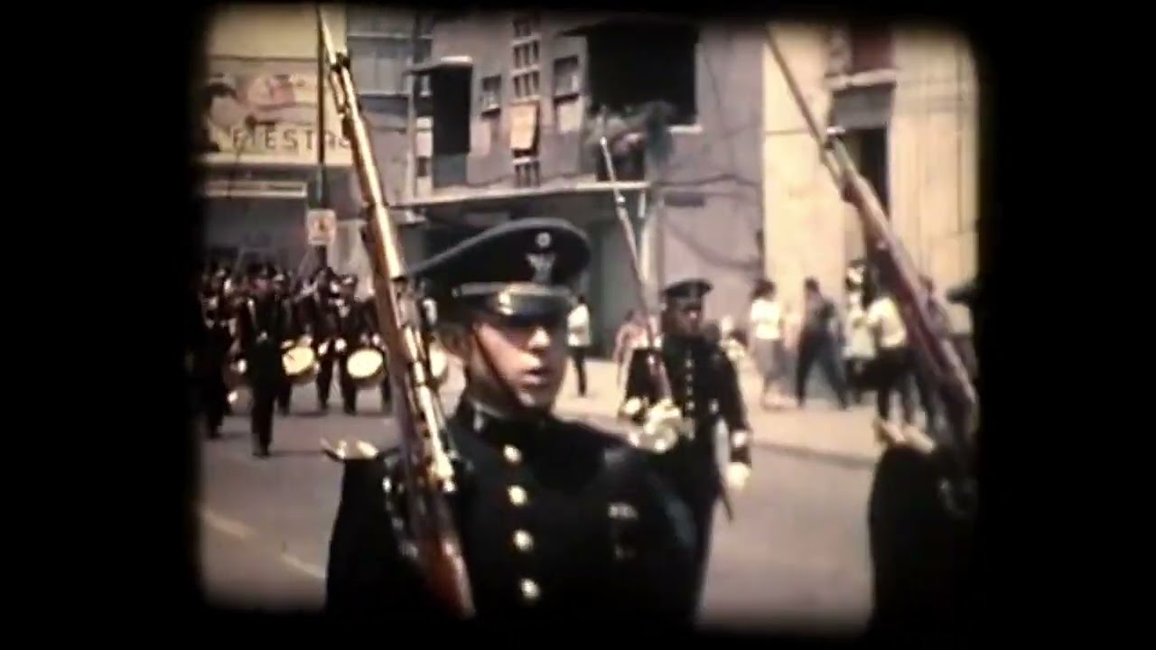 Desfile, Video Histórico de los 70’s AMIZ, Academia Militarizada  Ignacio Zaragoza