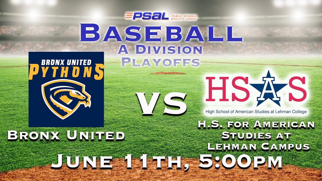 PSAL 2023 A-Division Baseball Championship