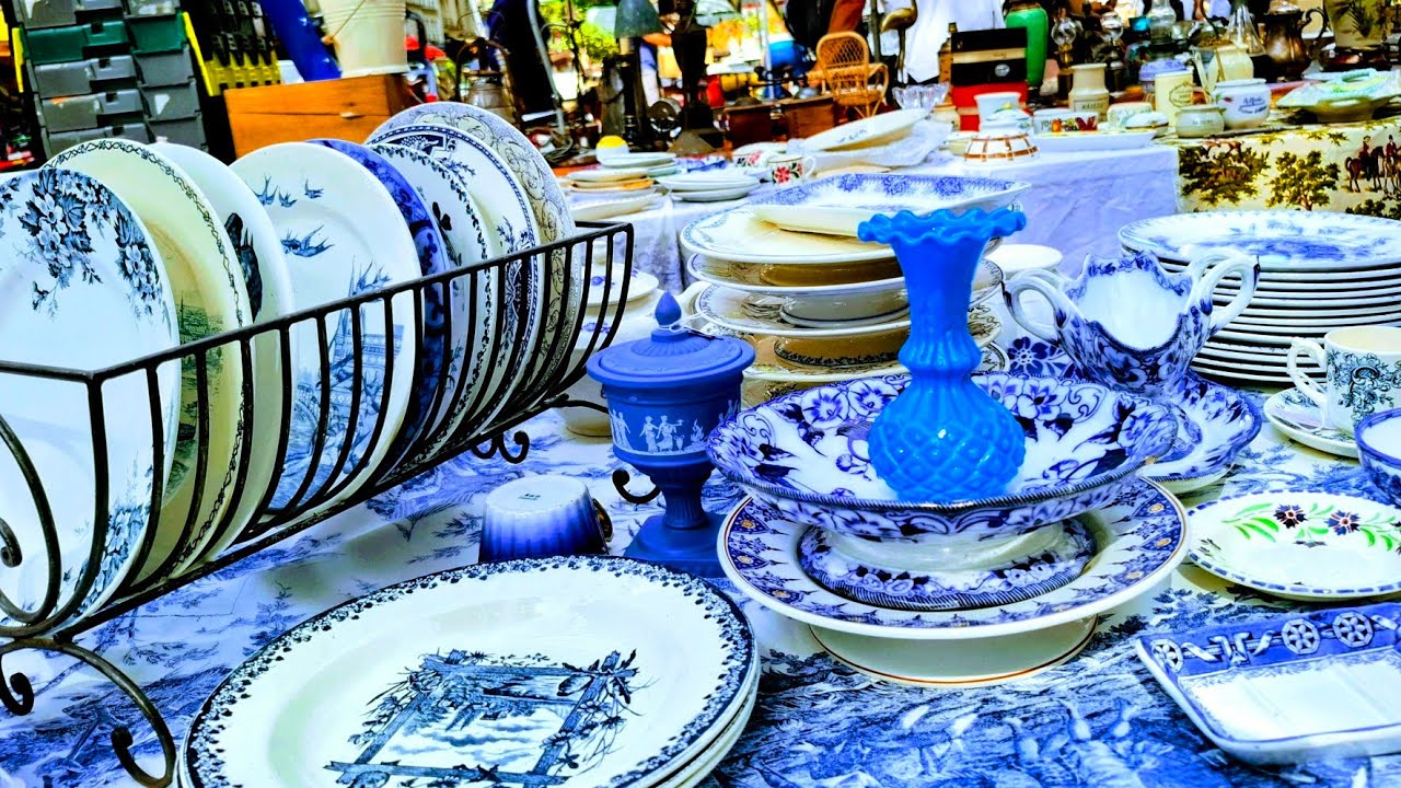 Paris France🇨🇵BEST Antiquit&eacute;s & Trouvailles 🪞Brocante in Paris🖼FLEA Market💸Vintage Treasures🛍4KHDR 📸