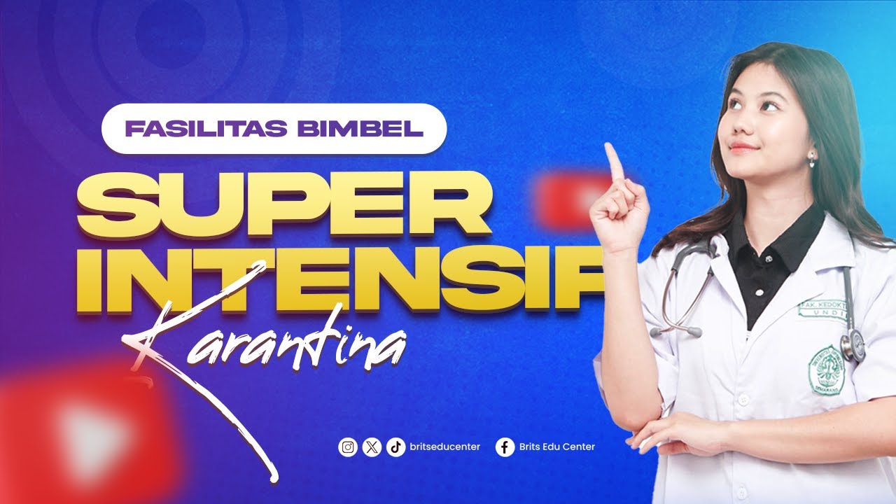 Fasilitas Belajar Program Superintensif Karantina | BRITS INDONESIA #utbk #kedokteran #ptn