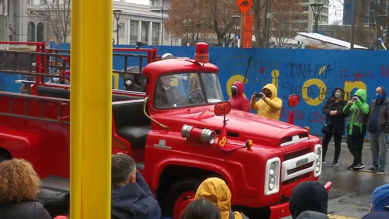 Desfile Unidades reliquias Cuerpo de Bomberos de Concepción año 2022