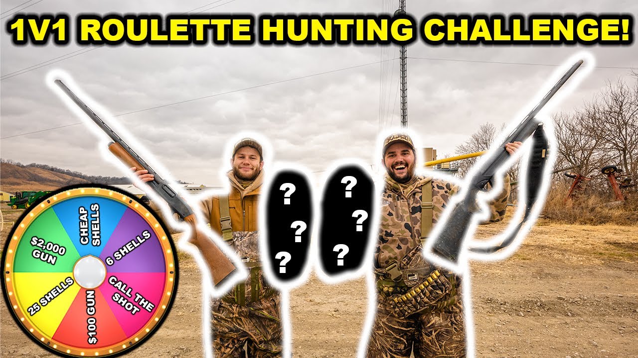 1v1 ROULETTE Hunting CHALLENGE!!! (Catch Clean Cook)