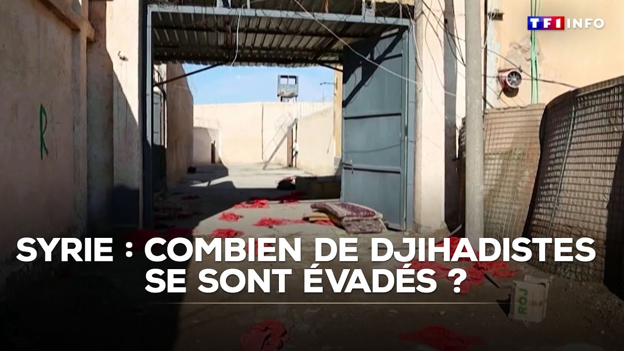 Syrie : combien de djihadistes se sont évadés de prison ? ｜TF1 INFO