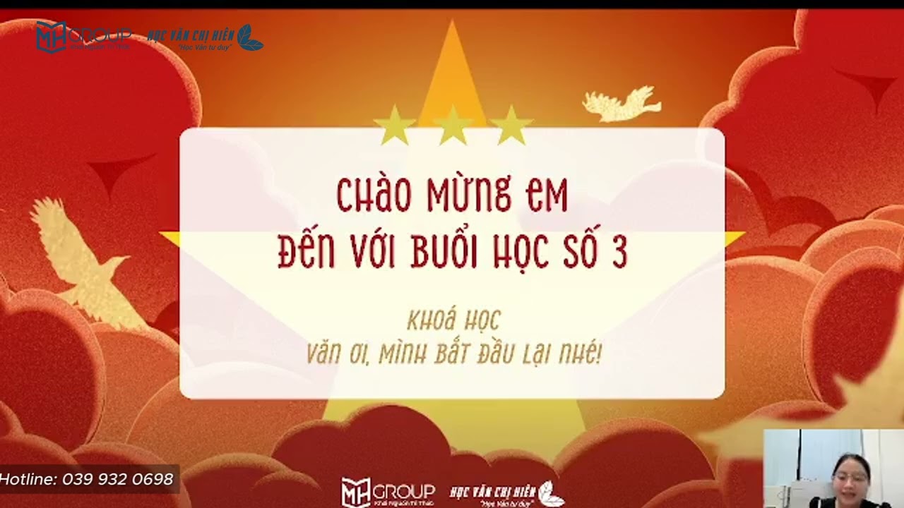 [HỆ THỐNG KHÓA HỌC TƯ DUY THCS] BUỔI 3 CHUYÊN ĐỀ 1: TƯ DUY ĐỌC HIỂU THƠ || HỌC VĂN CHỊ HIÊN