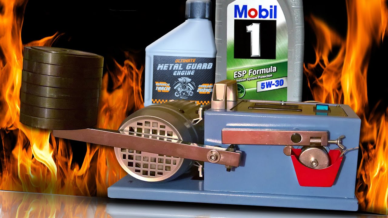 Metal Guard Engine + Mobil 1 ESP Formula 5W30 Test dodatków do oleju 100°C Piotr Tester