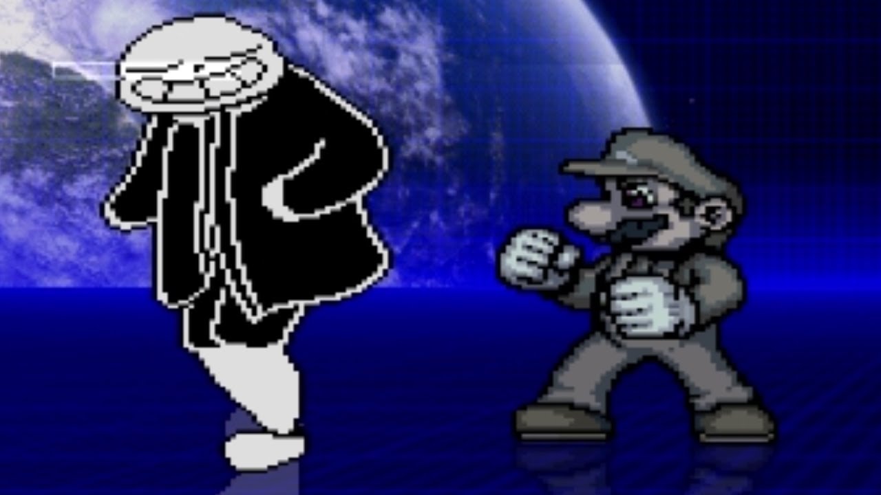 FUNNY UNDERPANTS SANS VS SUPER MARIO | FUNNY GAMING